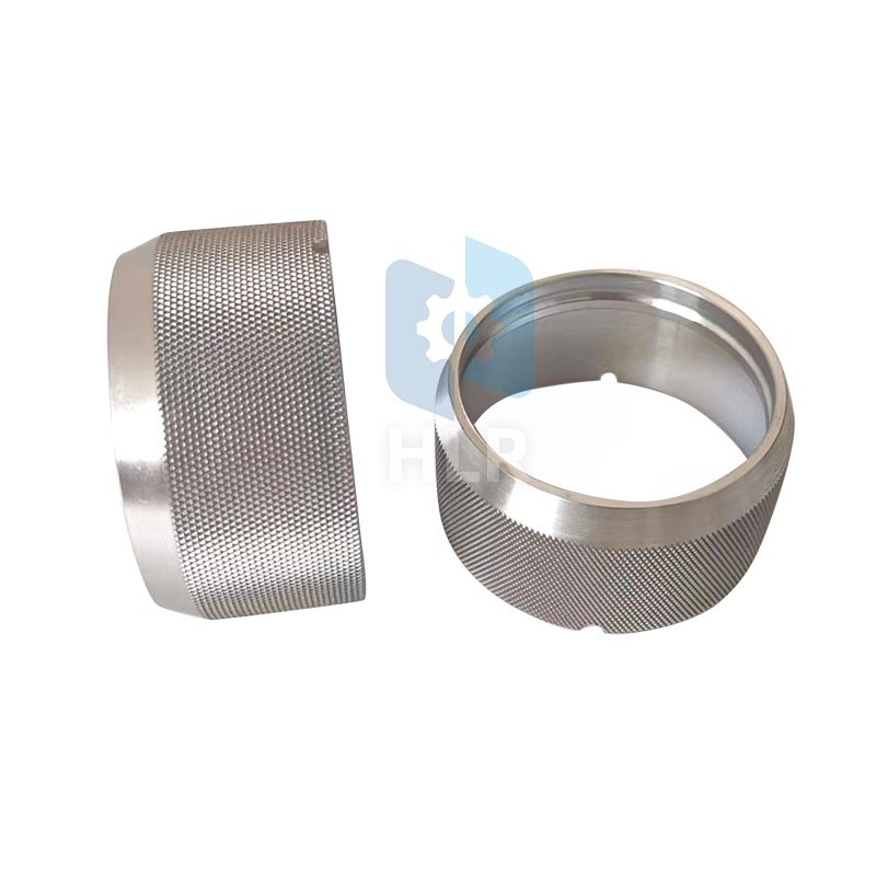 Karakteristik Lengan Knurling Aluminium Pembubutan CNC